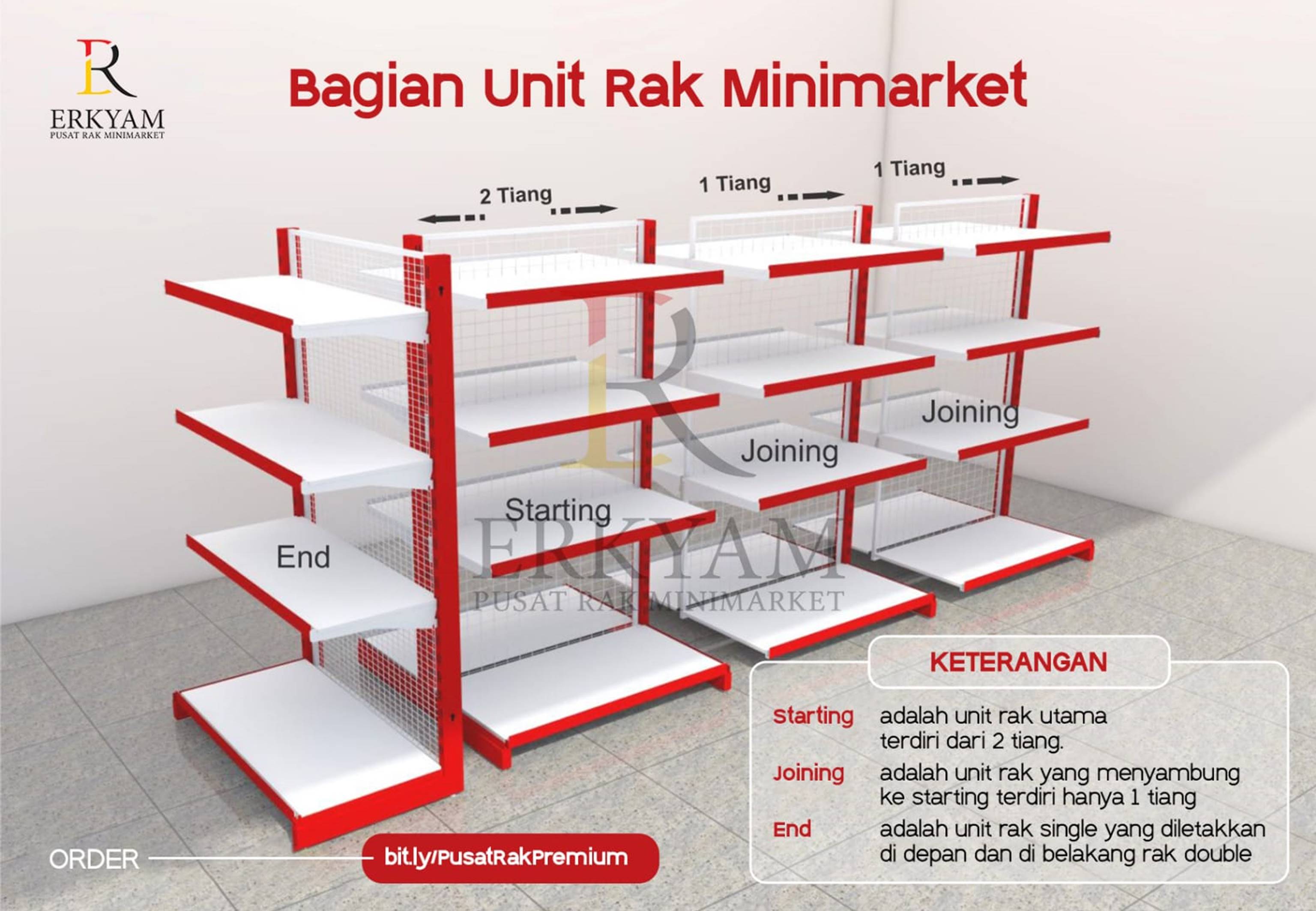 ERKYAM Distributor Rak Minimarket area Lamandau Kalimantan Tengah